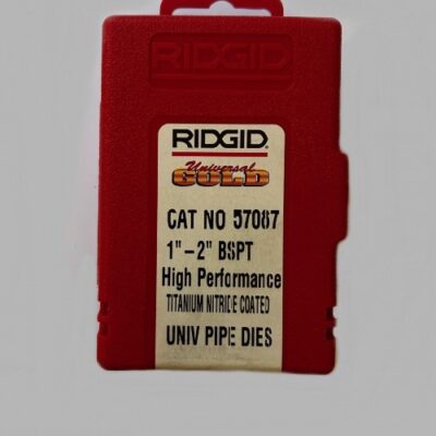 Ridgid Gold Dies 1″ to 2″ HS SS BSPT 57087