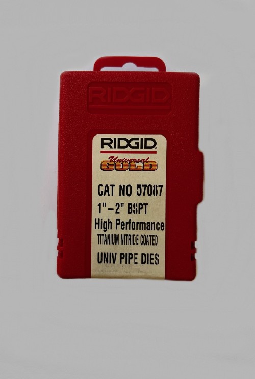 Ridgid Gold Dies 1″ to 2″ HS SS BSPT 57087
