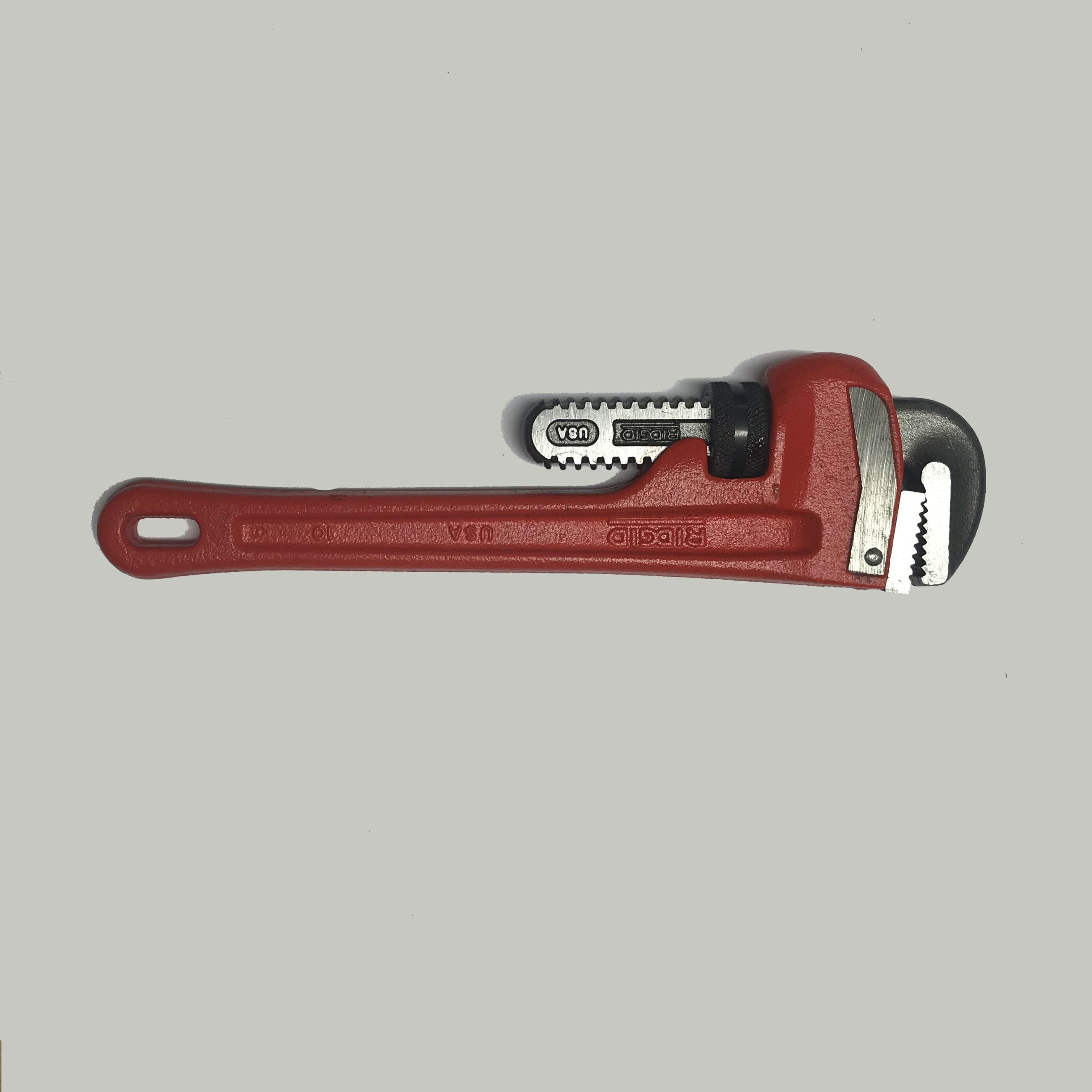 Ridgid Red 10" Straight Pipe Wrench 31010