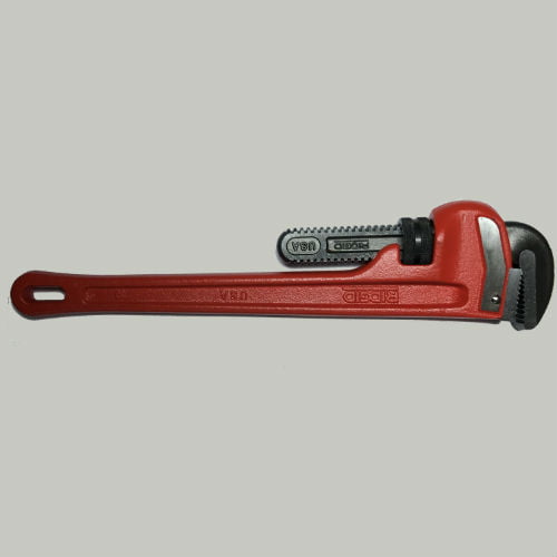 Ridgid Red 18″ Straight Pipe Wrench 31025