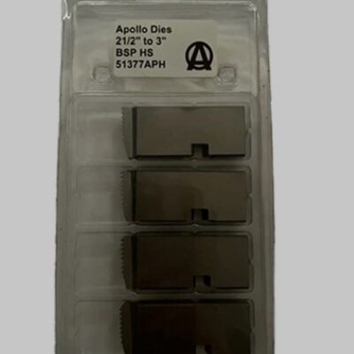 Apollo 2 1/2" to 3" BSPT HSS Compatible Dies 51377APH